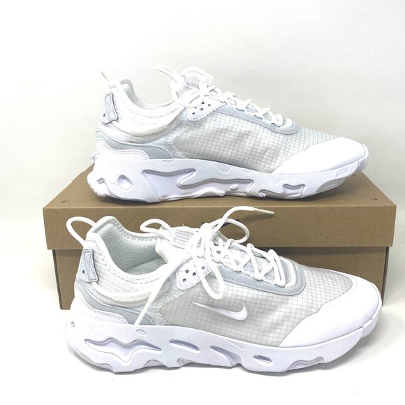 💖MEGA SALE💖NIKE WOMEN'S  CV1772 101 REACT LIVE White-pur Platinum  Running - Picture 6 of 12
